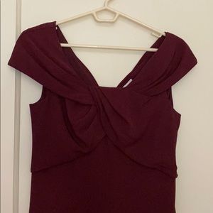 NWT Neiman Marcus Burgundy red dress size: 8